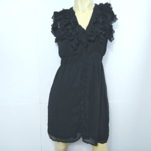 H&M Button Down Blue Dress